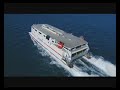 Barco Catamaran MILENIUM. Naviera Acciona Transmediterranea.