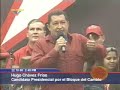 Chávez habla de amenazas Chávez habla de amenazas