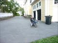 2 Wheeled Handcycle Doing Figure 8s