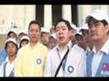 纪念六四 中国民主党员六四在华盛顿林肯纪念中心倡导民主平等