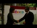 Delivery of One Giant Leap petitions to Mexico