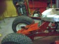 wheel horse painted and rebuilt