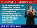 Aktuality leden 2007 Aktuality leden 2007