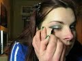 STILA COSMETICS REVIEW cosmic blue girl make up look