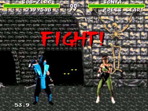 how to play mortal kombat on sega