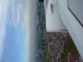 Pouso do A380 em São Paulo dentro da aeronave Pouso do A380 em São Paulo dentro da aeronave