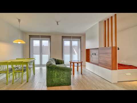 Video Pronájem vybaveného bytu 1+kk 48,5 m² + balkón 2,8 m2, sklep 6,8 m2, Poděbrady