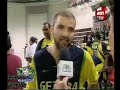 الحسيني سمير يرفع الجزمة في وجه جمهور الزمالك ويقول ان هذا هو جمهور الزمالك وليس قلةبعد الهزيمة في مباراة الجزيرة في سيمي فاينل كاس مصر
