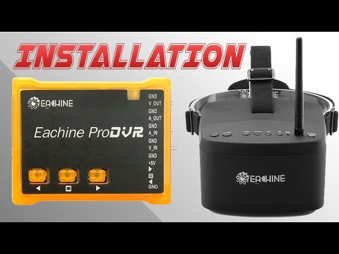 EAchine PRODVR installation EV800 FPV (FR) Banggood.com