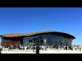 WhiteKnightTwo/SpaceShipTwo flies over Spaceport America