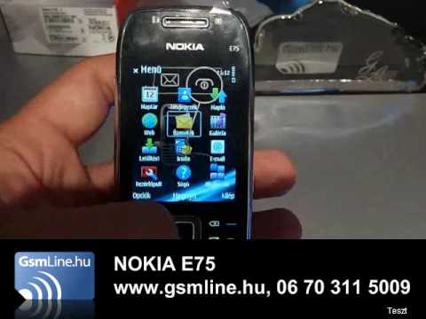 Nokia E75 teszt videó