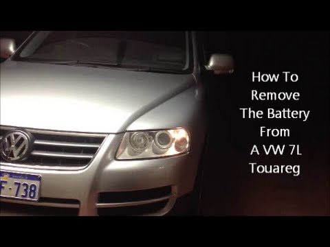 how to change battery in vw touareg