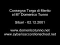 Consegna Targa di Merito