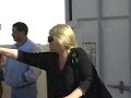 Driver Drives Thru Auction Crowd and gets cussed out Driver Drives Thru Auction Crowd and gets cussed out