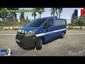 Opel Vivaro Gendarmerie Nationale для GTA 5 видео 1