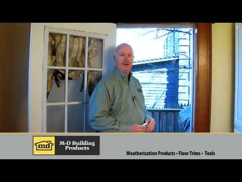 how to install md door weatherstripping