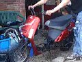 eerste run dj kymco 70ccMK