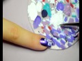 One stroke exotic feathers nail art tutorial by cute nails