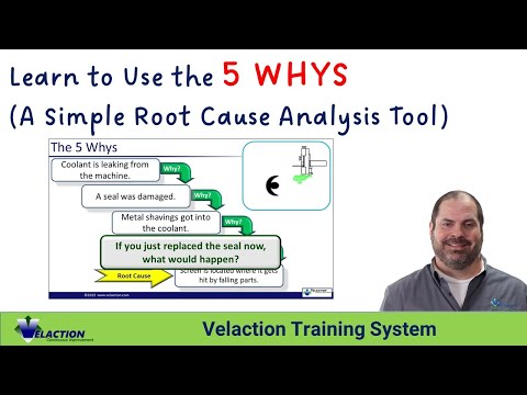 analysis - The 5 Whys (Free 6-Page PDF at http://www.velaction.com/5-whys/ ) is one of the simplest problem solving tools used in Lean manufacturing and Lean offices. T...