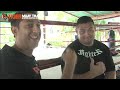 Mark “Super Samoan” Hunt trains @ Tiger Muay Thai & MMA, Phuket, Thailand