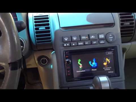 Infinity g35 with double din aftermarket radio