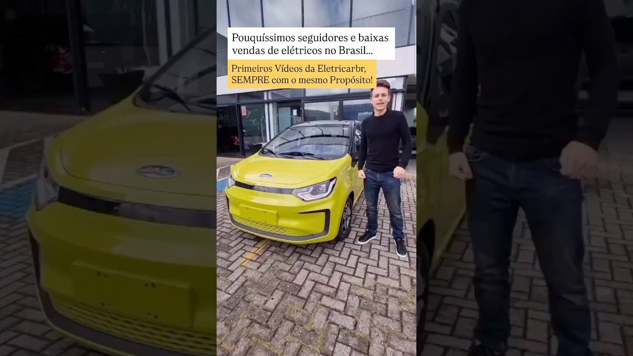 O Carro Elétrico Mais Acessível do Brasil em 2021…. Primeiros Vídeos da Eletricarbr!