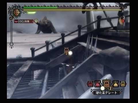 MH3 街Lv3緊急「峯山龍ジエン・モーラン」大剣ソロ撃退（解説付）2/3