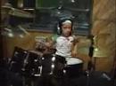 Leticia Santos Drummer GIRL  with 4 years old - ALBA sticks - OCTAGON cymbals
