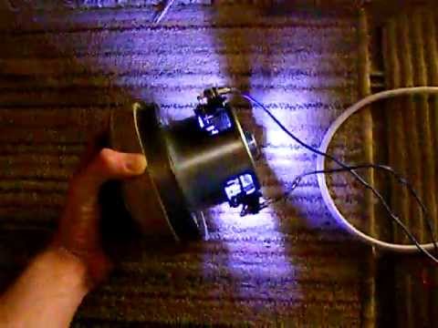 Staubsaugermotor im Leerlauf