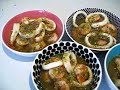 Seafood marinated in salsa sauce 2, serving