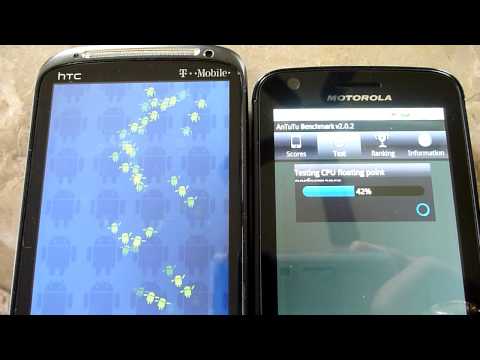 HTC Sensation 4G vs. Motorola Atrix 4G Dual-Core Processor BenchMarking Test!