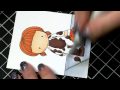 Cardmaking - Drawing a Sidewalk Around a Stamped Image