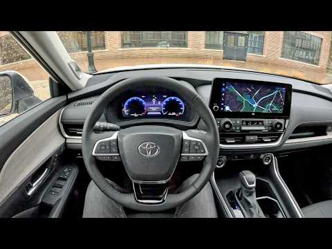 2024 toyota grand highlander limited awd pov driving impressions