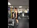 2008-11-28 23.5 box step-up w/ rear foot dorsiflexed 8 reps (set 1/3) form check bw+20#