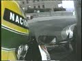 Ayrton Senna racing around monaco