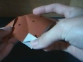 Origami dog head Origami dog head