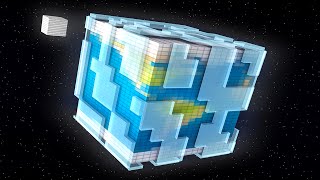 Minecraft LOST IN SPACE PARKOUR (Crazy Map!) - w/ TBNR SQUAD