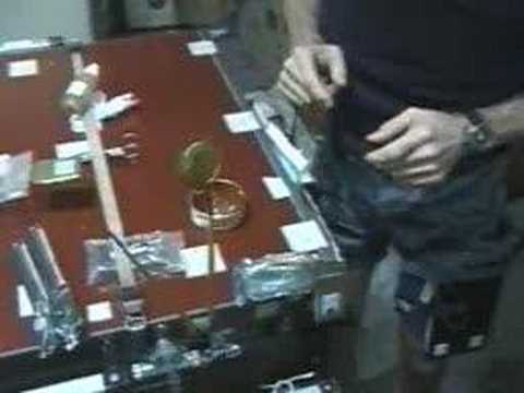 Opening a can of honey in microgravity