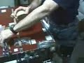 Opening a can of honey in microgravity