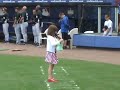 Awesome 6 year old sings National Anthem for NY Mets