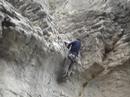 Jordi Argemí a la Ferrata