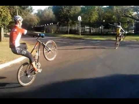 Bicycle Wheelies Philip Buys joined us on a BuyCycle.co.za training ride, but it turned into a wheelie competition be