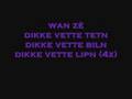 preuteleute dikke vette met lyrics