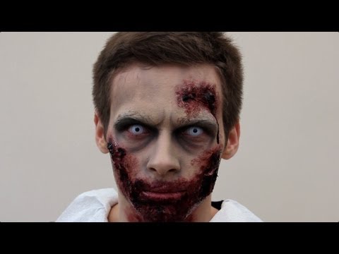 how to apply zombie makeup