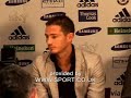Frank Lampard on signing a new contract with Chelsea