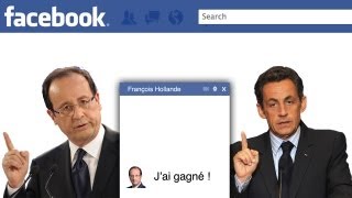 Hollande parle avec Sarkozy sur Facebook