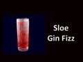 Sloe Gin Fizz Cocktail Drink Recipe