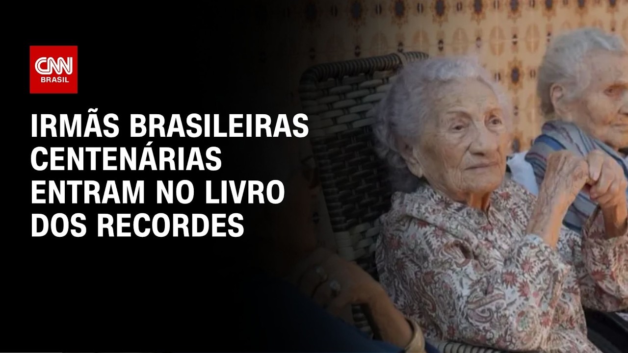 Somando 316 anos, trio de irmãs brasileiras entra no livro dos recordes | CNN PRIME TIME