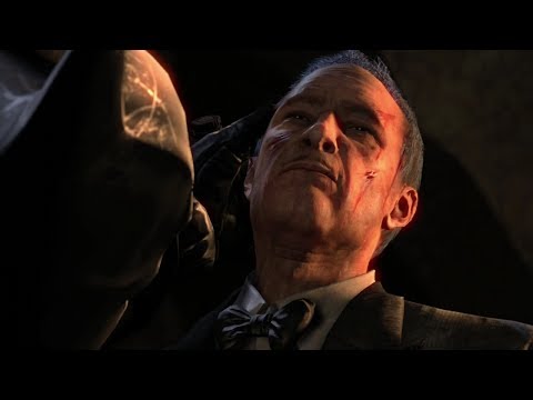 alfred - Bane manages to figure out that Batman is Bruce Wayne, so he attacks Wayne manor. Bruce rushes home to save Alfred. Batman Arkham Origins Batman Arkham Origi...