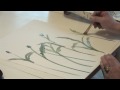 To paint flowers on a wall, use a chisel brush to create long, sweeping stems, dab on colors of paint to create small petals, and add a few leaves and foliage to finish it off. Create a floral pattern on the wall with helpful tips from a professional artist in this free video on painting techniques. Expert: Martitia Inman Contact: www.igotchacovered.com Bio: Martitia (Tish) Inman currently runs the decorative painting firm Gotcha Covered with her son Jesse Ganteaume in Gallatin, Tenn. Filmmaker: Dimitri labarge